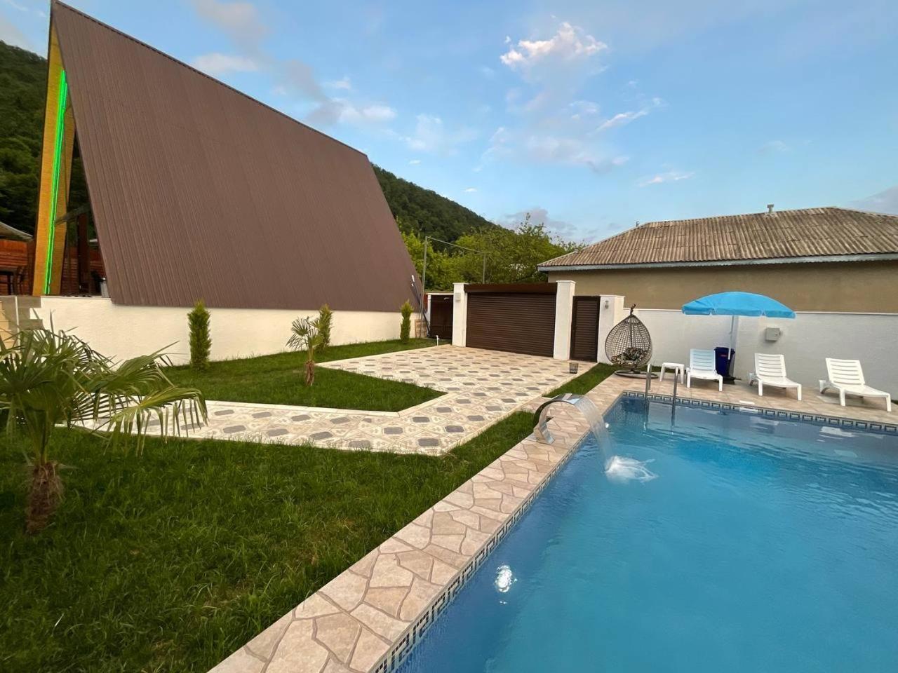 3Gozel Aframe Villa Gabala Esterno foto